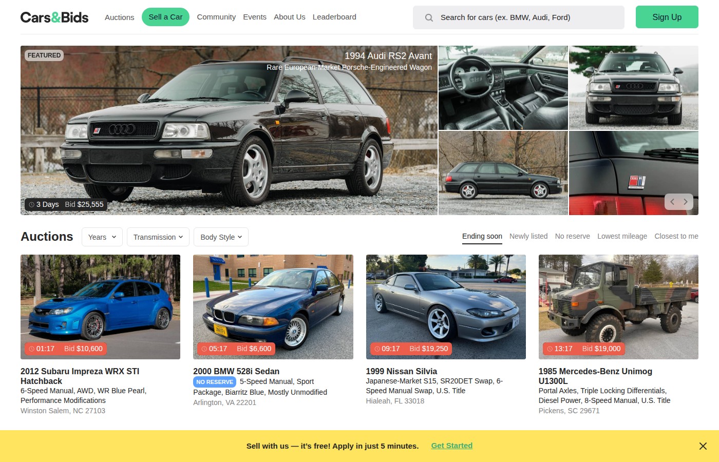 Vehicle Listing Detail