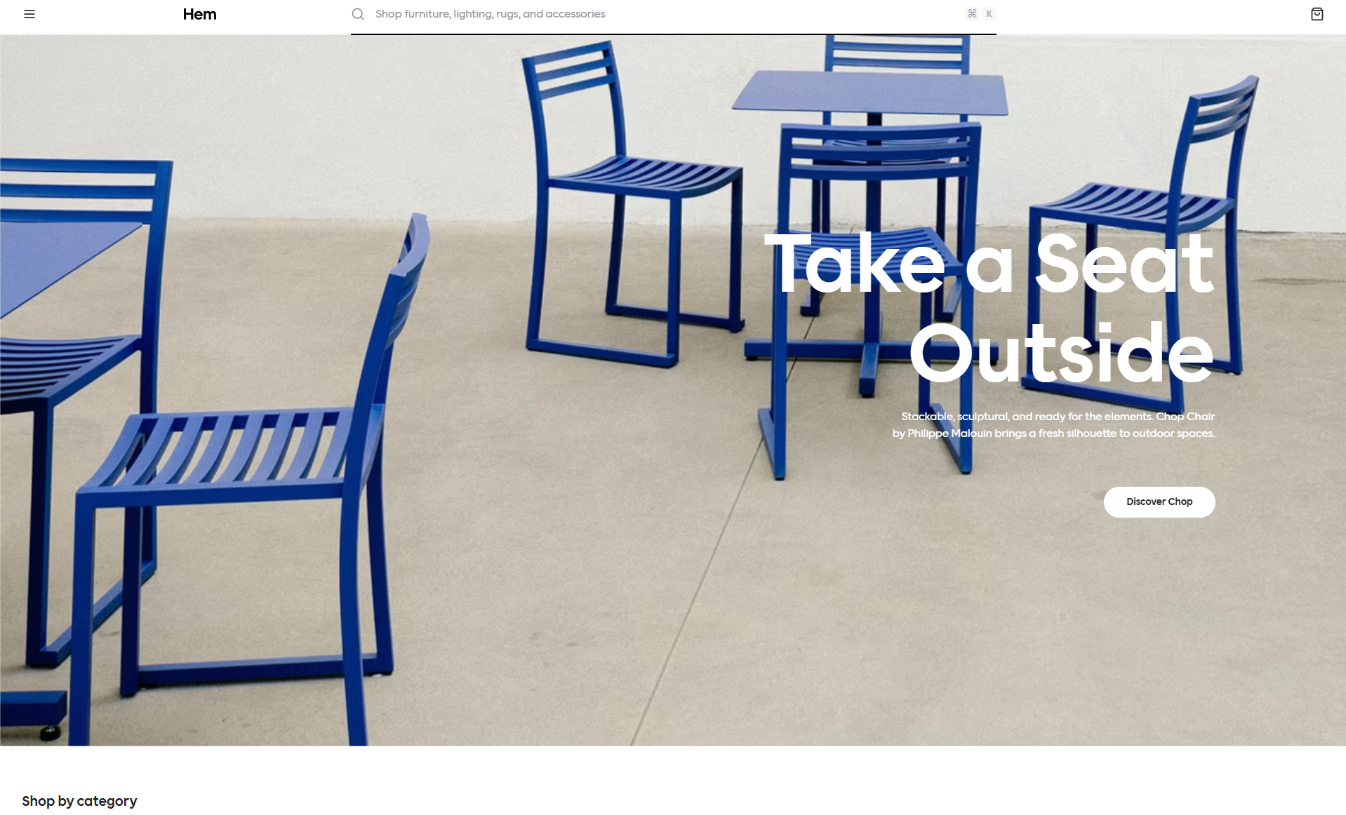 Hem.com — Scandinavian furniture e-commerce