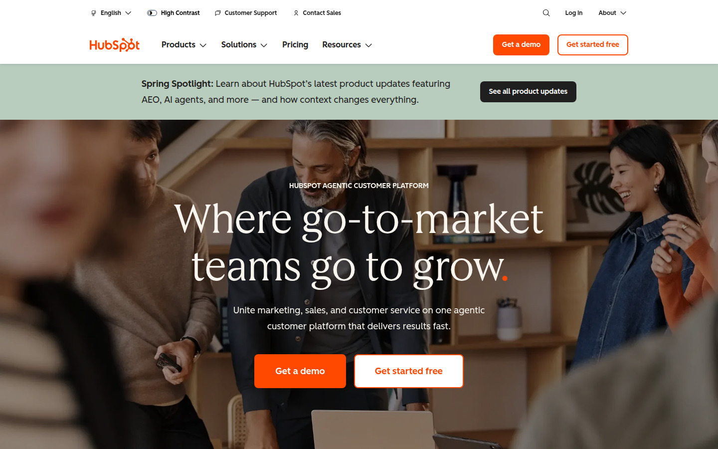 B2B SaaS Platform Homepage