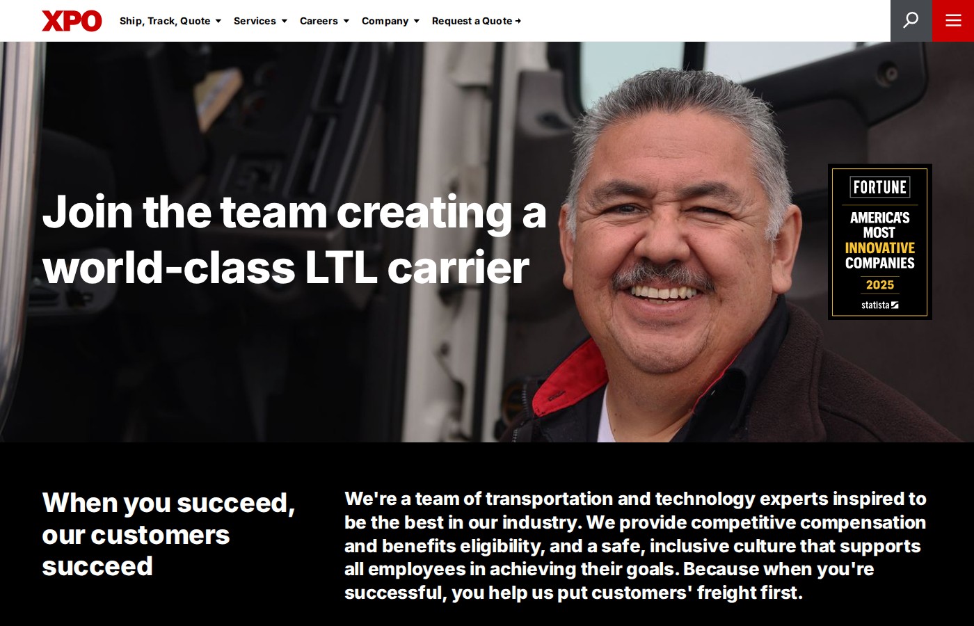 XPO Logistics — Careers — Team and culture
