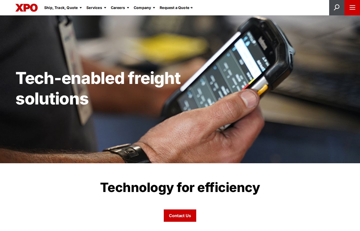 XPO Logistics — Technology — Innovation stack